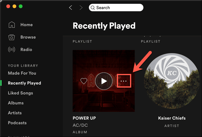 Spotify-Recently-Played-Cover-Menu-Icon كيفية مسح القائمة التي تم تشغيلها مؤخرًا على Spotify