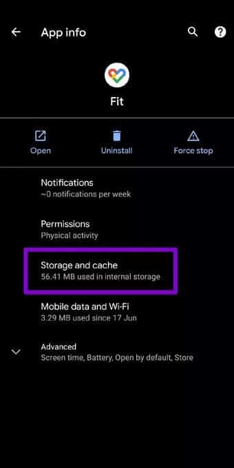 Storage-and-Cache_7c4a12eb7455b3a1ce1ef1cadcf29289 أفضل 8 طرق لإصلاح عدم تحديث الويدجت على Android