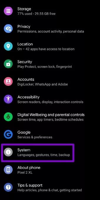 System-Settings_7c4a12eb7455b3a1ce1ef1cadcf29289 أفضل 7 طرق لإصلاح إضهار خرائط Google موقعًا خاطئًا على Android و iOS