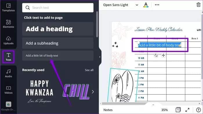 كيفية إنشاء الجداول وتخصيصها في Canva - %categories