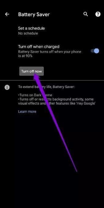 Turn-Off-Battery-Saver-Android_7c4a12eb7455b3a1ce1ef1cadcf29289 أفضل 8 طرق لإصلاح عدم عمل تطبيق Outlook على Android