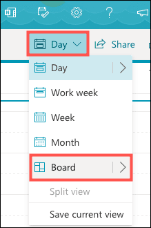 ViewBoard-OutlookBoardView كيفية استخدام طريقة عرض اللوحة في تقويم Microsoft Outlook