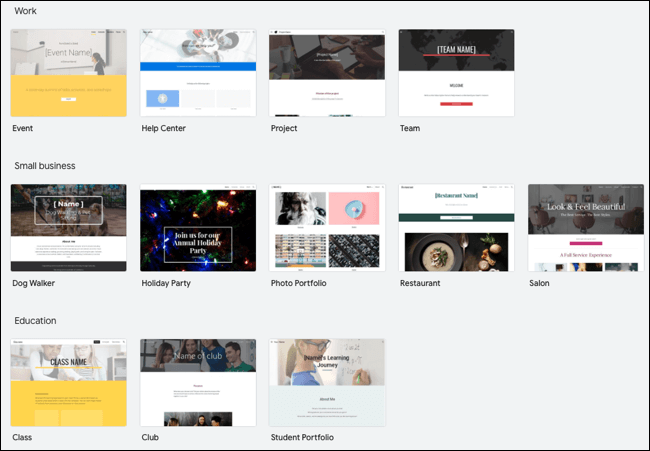 WorkBusinessEducationTemplates-GoogleSitesWhatIs ما هي Google Sites ، ومتى يجب استخدامها؟