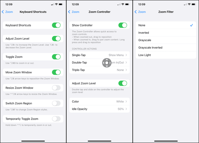 ZoomSettings-iPhoneMagnifyApp كيفية تكبير أي تطبيق على جهاز iPhone أو iPad