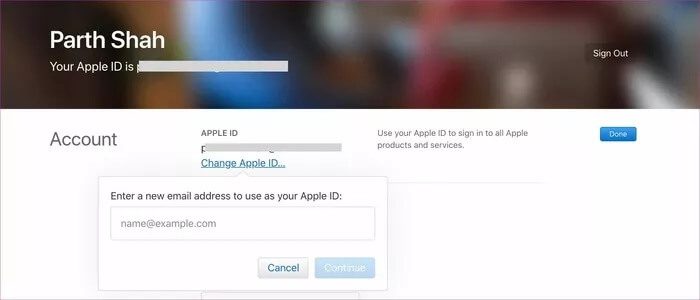 change-apple-ID_935adec67b324b146ff212ec4c69054f كيفية تغيير معرف البريد الإلكتروني من Apple إلى عنوان مختلف