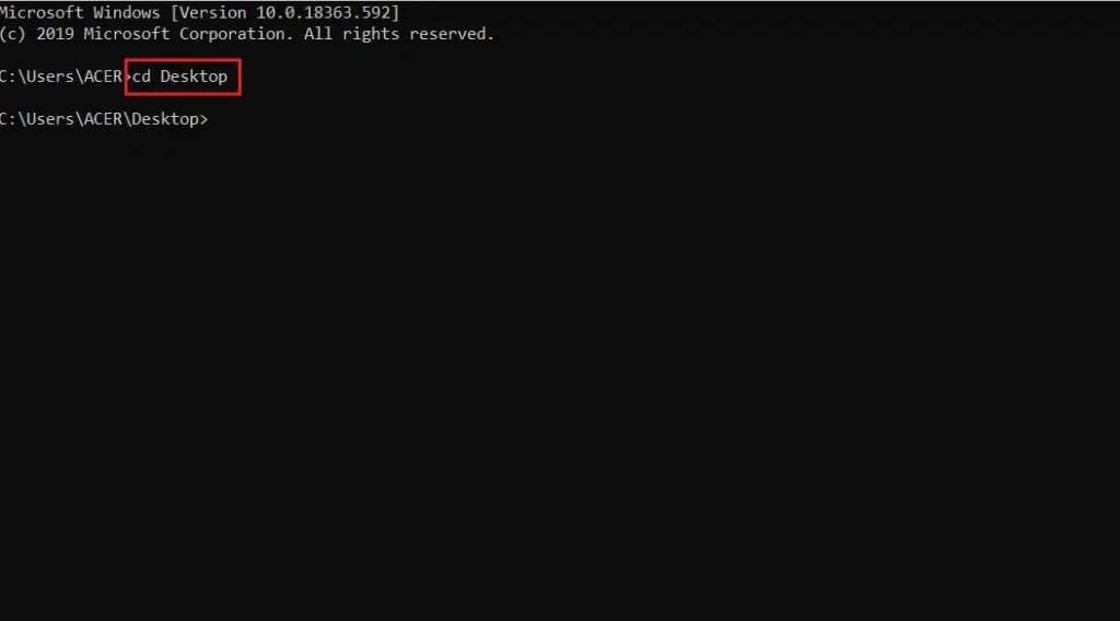 change-directory-by-directory-name-in-command-prompt-cmd-2-1024x568-1 كيفية تغيير الدليل في CMD على نظام التشغيل Windows 10
