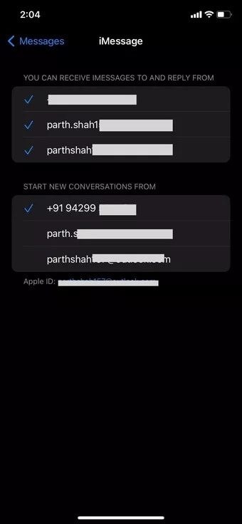 change-iMessage-reach_7c4a12eb7455b3a1ce1ef1cadcf29289 كيفية تغيير معرف البريد الإلكتروني من Apple إلى عنوان مختلف