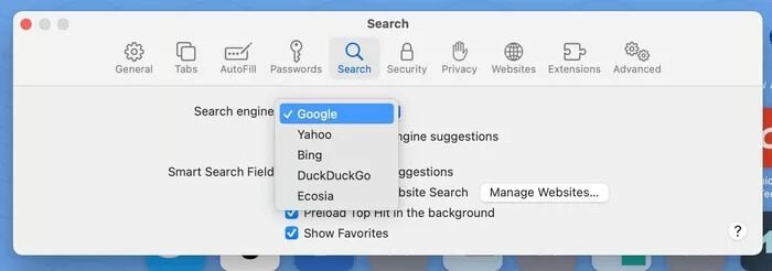 change-search-engine_2021-10-19-110836_935adec67b324b146ff212ec4c69054f أفضل 6 طرق لتخصيص Safari على Mac