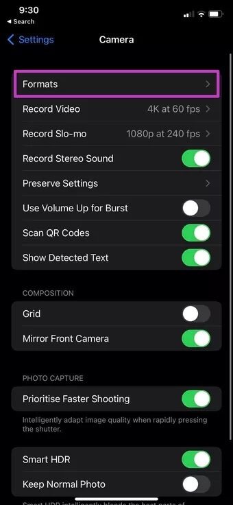 check-camera-format_7c4a12eb7455b3a1ce1ef1cadcf29289 أفضل 6 طرق لتحرير مساحة على iPhone دون حذف التطبيقات