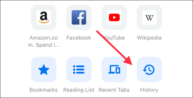 clear-chrome-browsing-history-ipad-iphone-start-page-annotated كيفية مسح سجل المتصفح في Chrome لأجهزة iPhone و iPad