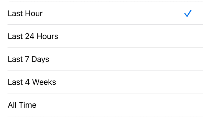 clear-chrome-browsing-history-ipad-iphone-time-range كيفية مسح سجل المتصفح في Chrome لأجهزة iPhone و iPad