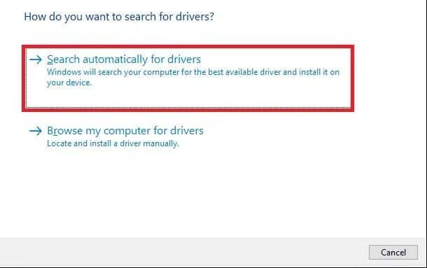 click-on-Search-automatically-for-drivers-to-download-and-install-a-driver-automatically.-4 ما هو جهاز جهاز الصوت الافتراضي NVIDIA القابل للتوسع؟