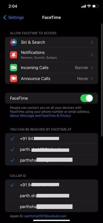 facetime-reach-contact_7c4a12eb7455b3a1ce1ef1cadcf29289 كيفية تغيير معرف البريد الإلكتروني من Apple إلى عنوان مختلف