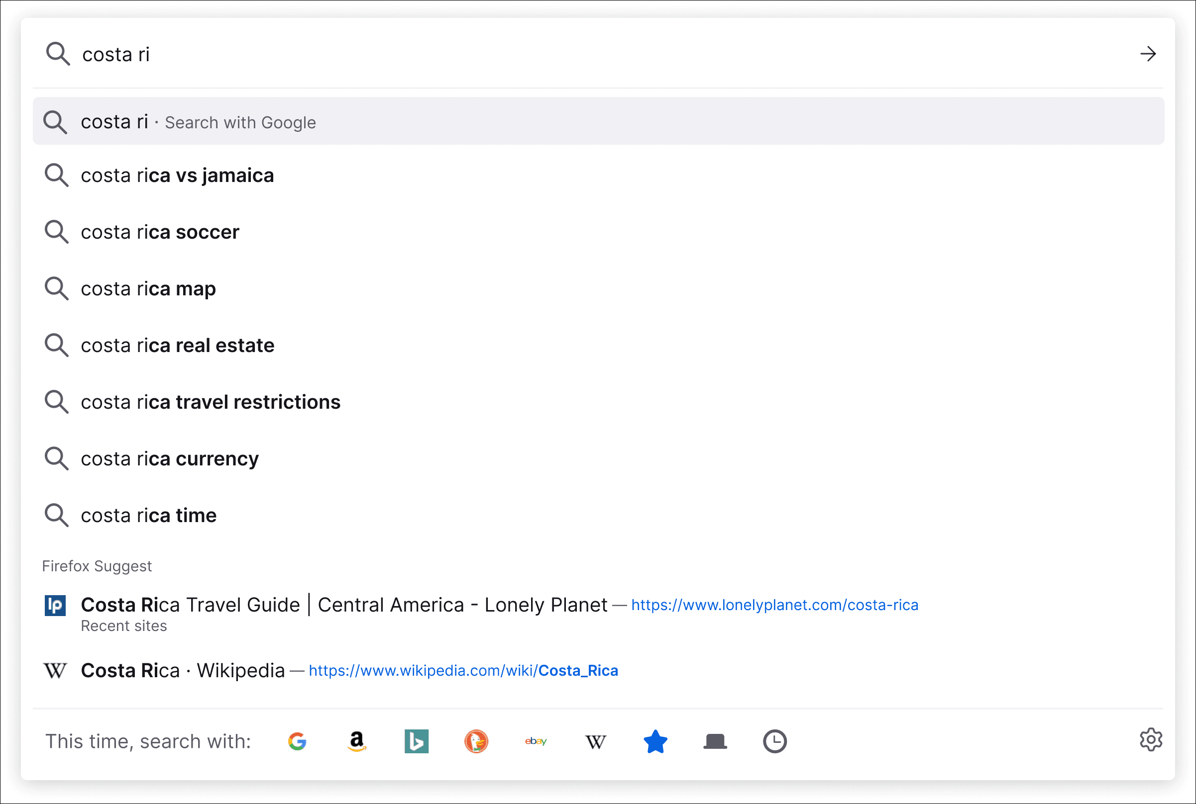 firefox-suggest-nav-bar أضافت Firefox إعلانات في شريط البحث