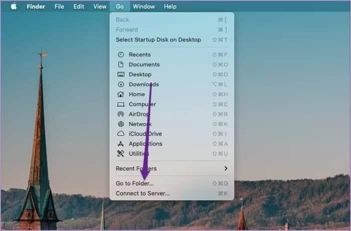go-to-folder-finder-app_935adec67b324b146ff212ec4c69054f أفضل 4 طرق لإصلاح التطبيقات التي لا تستجيب على جهاز Mac