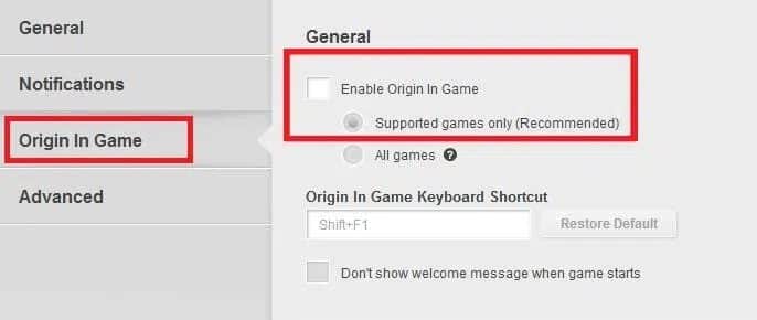 here-click-on-origin-in-game-from-the-left-pane-a إصلاح عدم القدرة على تشغيل Star Wars Battlefront 2