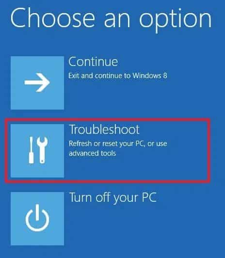 here-click-on-troubleshoot-3 إصلاح خطأ لم يتم ترحيل الجهاز على نظام التشغيل Windows 10