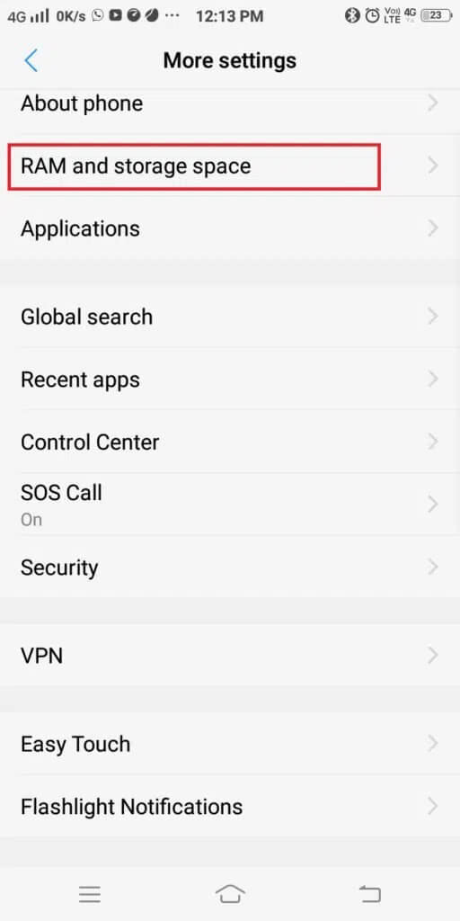 here-enter-into-ram-and-storage-space-512x1024-1 كيفية نقل التطبيقات إلى بطاقة SD على نظام Android