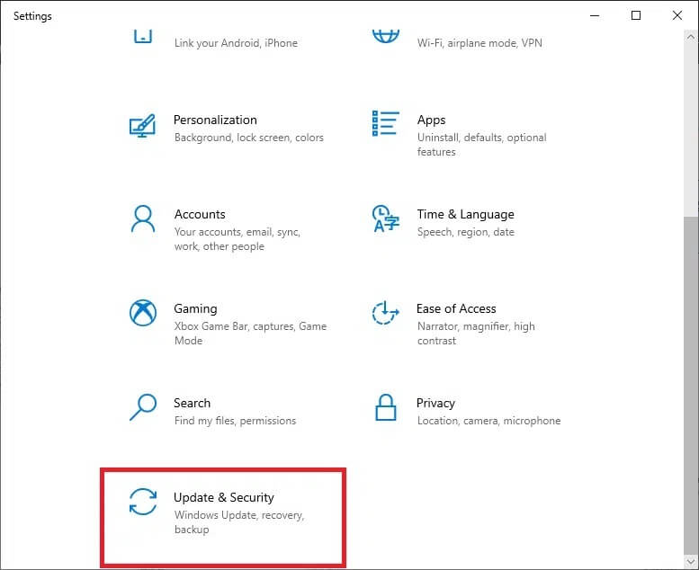 here-the-windows-settings-screen-will-pop-up-now-6 كيفية حذف ملفات إعداد Win في Windows 10