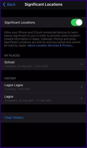 how-to-manage-iphone-significant-locations-step-14_935adec67b324b146ff212ec4c69054f كيفية إدارة المواقع المهمة على iPhone