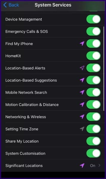 how-to-manage-iphone-significant-locations-step-5_935adec67b324b146ff212ec4c69054f كيفية إدارة المواقع المهمة على iPhone