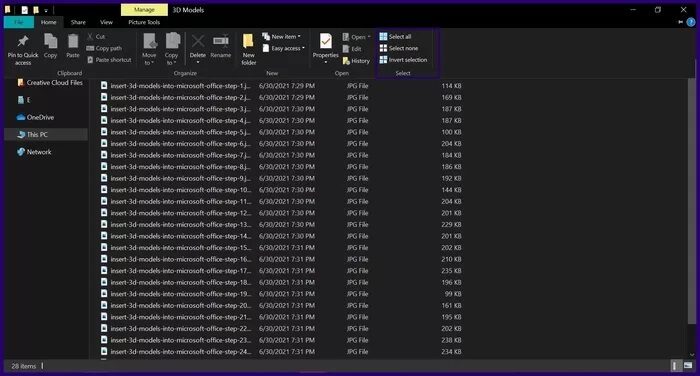 how-to-select-multiple-files-on-file-explorer-windows-10-step-10_935adec67b324b146ff212ec4c69054f أفضل 4 طرق لتحديد ملفات متعددة في مستكشف ملفات Windows 10