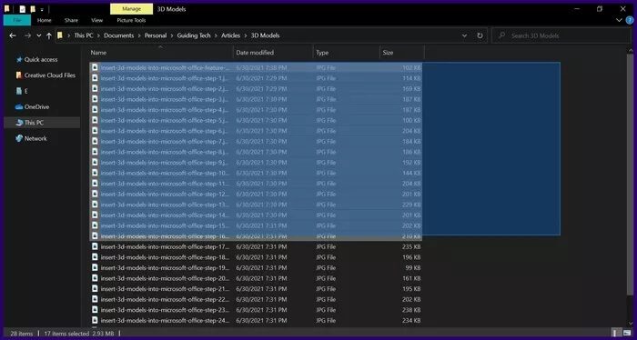 how-to-select-multiple-files-on-file-explorer-windows-10-step-5_935adec67b324b146ff212ec4c69054f أفضل 4 طرق لتحديد ملفات متعددة في مستكشف ملفات Windows 10