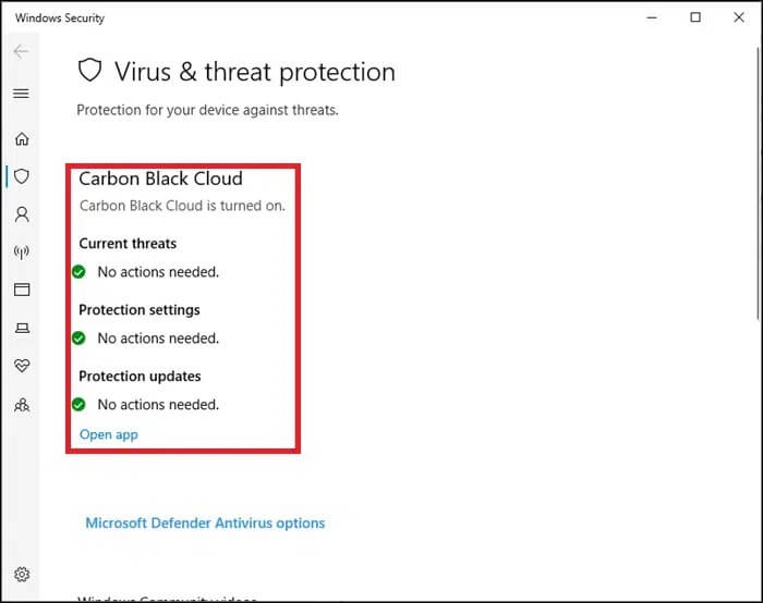if-you-do-not-have-any-threats-in-your-system-the-2 كيفية حذف ملفات إعداد Win في Windows 10