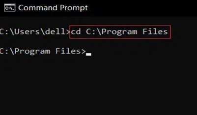 in-cmd-type-cd-the-path-you-copied-and-press-en كيفية تغيير الدليل في CMD على نظام التشغيل Windows 10