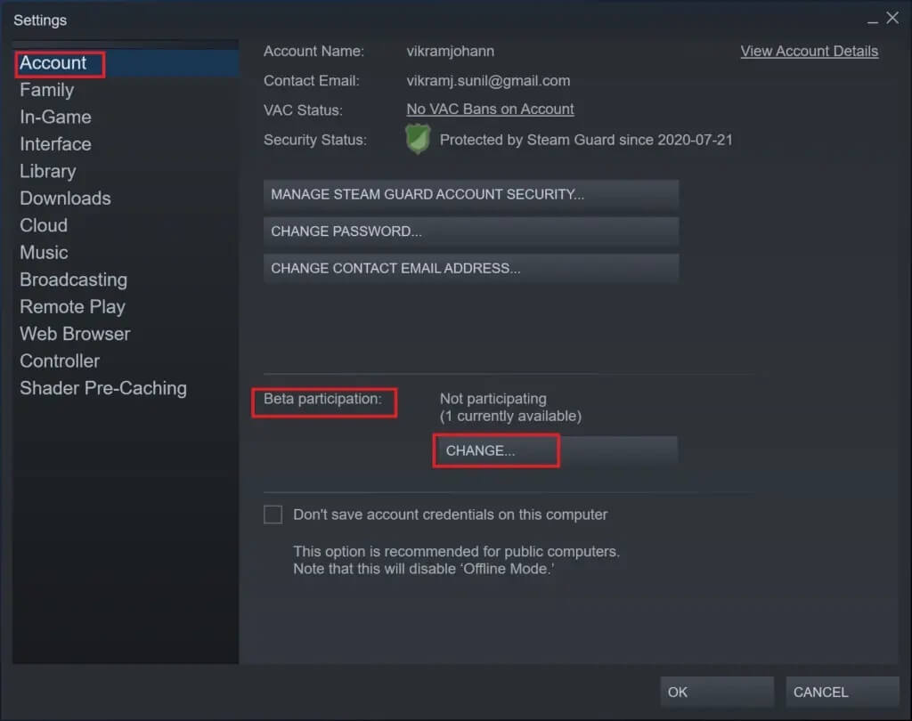 in-the-right-pane-under-beta-participation-click-1024x810-1 إصلاح استمرار تعطل Steam