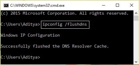 ipconfig-flushdns إصلاح خطأ قطع الاتصال بالخادم على Fallout 76