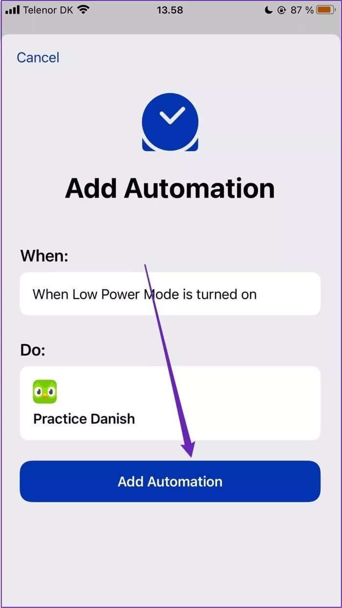 iphone-add-automation_2021-10-07-120115_935adec67b324b146ff212ec4c69054f كيفية إنشاء اختصارات مخصصة على جهاز iPhone الخاص بك