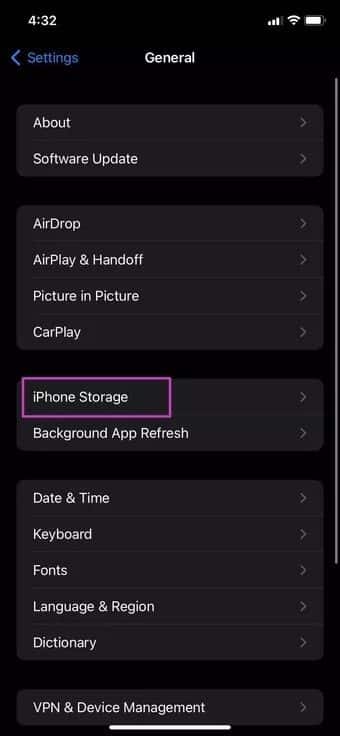 iphone-storage-menu_7c4a12eb7455b3a1ce1ef1cadcf29289 أفضل 8 طرق لإصلاح عدم تحديث iPhone لأحدث البرامج