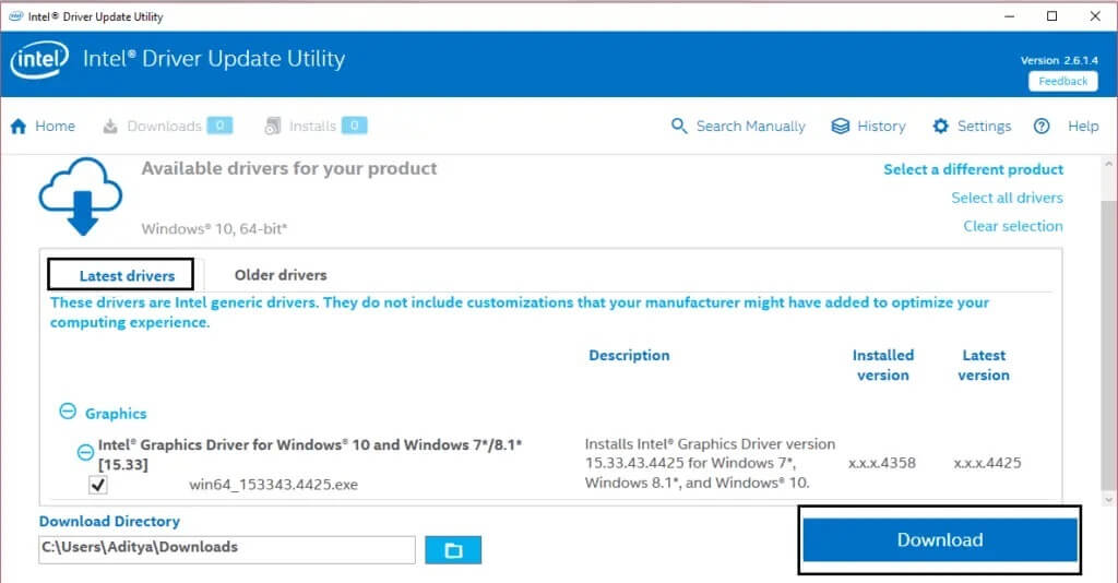 latest-intel-driver-download-1024x534-1 إصلاح مشكلة Overwatch FPS Drops