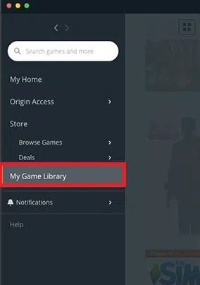 launch-origin-and-select-the-my-game-library-optio إصلاح عدم القدرة على تشغيل Star Wars Battlefront 2