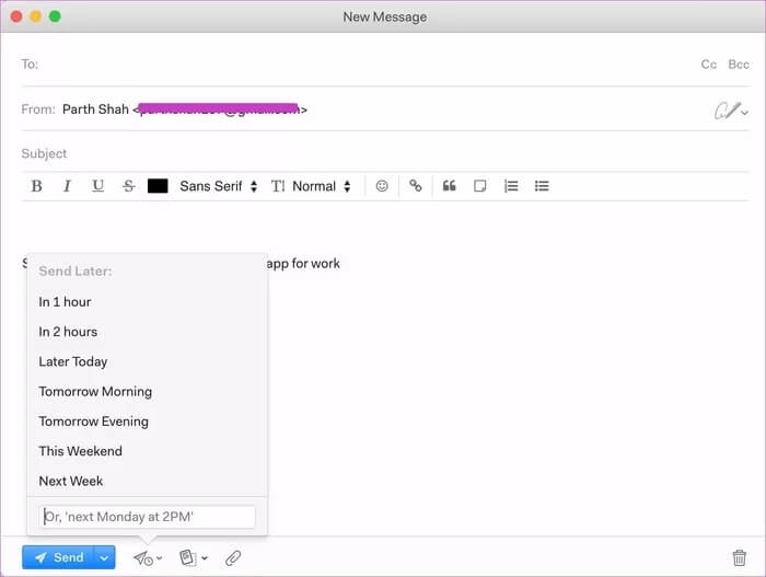 mailspring-compose-menu_2021-10-08-165113_935adec67b324b146ff212ec4c69054f Mailspring مقابل Thunderbird: أيهما الأفضل؟