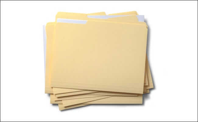 manila_folders ما هي ملفات ومجلدات الكمبيوتر؟