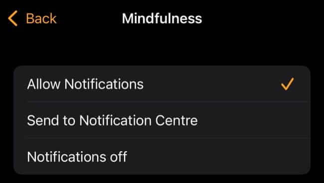mindfulness_notifications كيف (ولماذا) استخدام تطبيق Mindfulness على Apple Watch