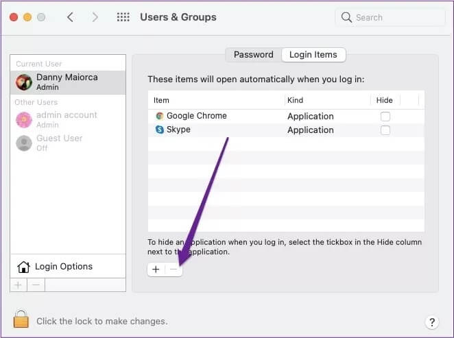 minus-button-login-items-mac_4d470f76dc99e18ad75087b1b8410ea9 أفضل 4 طرق لإصلاح التطبيقات التي لا تستجيب على جهاز Mac