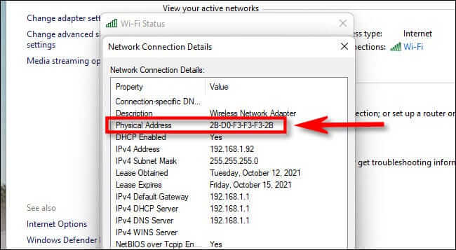 network_details_physical كيفية البحث عن عنوان MAC الخاص بك على Windows 10 أو 11