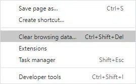 next-click-on-clear-browsing-data...-1 9 طرق لإصلاح عدم تشغيل Twitter لمقاطع الفيديو