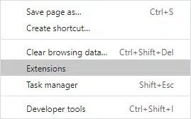 now-click-on-extensions 9 طرق لإصلاح عدم تشغيل Twitter لمقاطع الفيديو