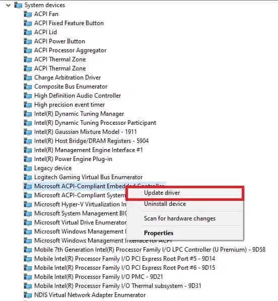 now-right-click-on-any-chipset-driver-and-click-o إصلاح خطأ لم يتم ترحيل الجهاز على نظام التشغيل Windows 10