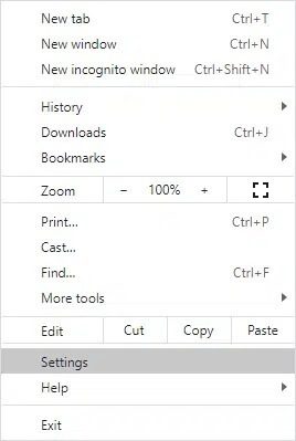 now-select-the-settings-option-1-1 كيفية إصلاح Chrome يستمر في التوقف