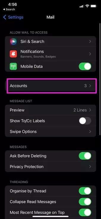 open-accounts-menu_7c4a12eb7455b3a1ce1ef1cadcf29289-1 كيفية مزامنة Apple Notes مع OneNote
