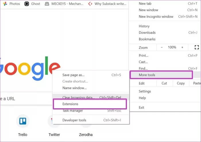 open-extensions-menu_935adec67b324b146ff212ec4c69054f أفضل 7 طرق لإصلاح بطء Google Chrome على Windows 11 و Windows 10