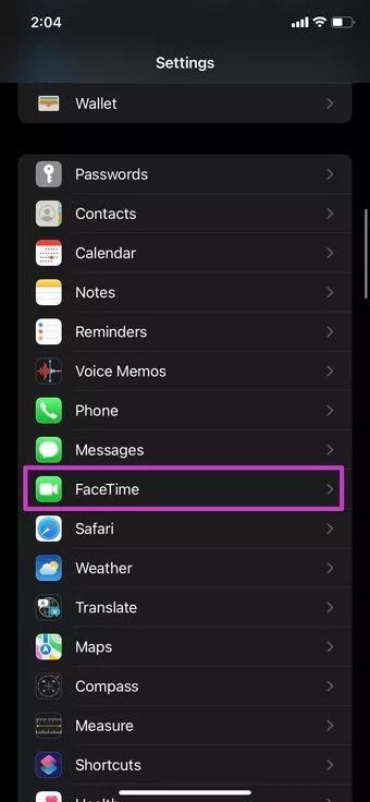 open-facetime-menu_7c4a12eb7455b3a1ce1ef1cadcf29289 كيفية تغيير معرف البريد الإلكتروني من Apple إلى عنوان مختلف