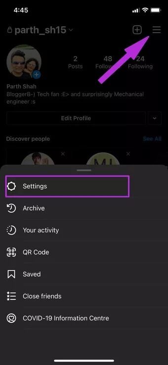 open-instagram-settings_2021-10-26-112635_7c4a12eb7455b3a1ce1ef1cadcf29289 أفضل 7 طرق لإصلاح تأخر Instagram على iPhone و Android