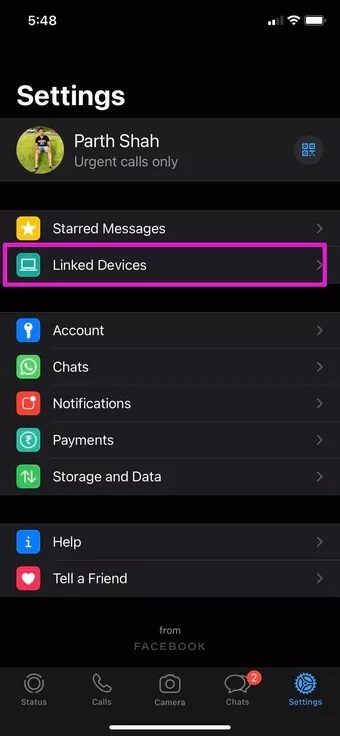 open-linked-devices_7c4a12eb7455b3a1ce1ef1cadcf29289 أفضل 7 طرق لإصلاح عدم تشغيل WhatsApp على جهاز Mac