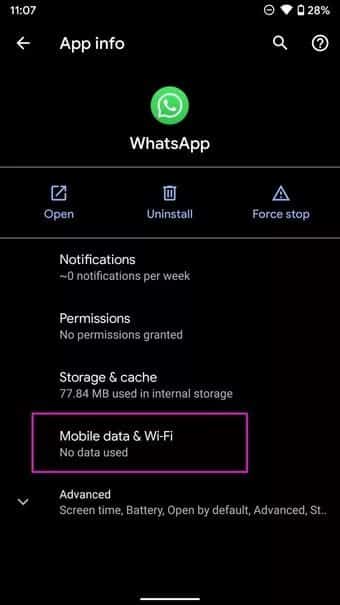 open-mobile-data-and-wifi-menu_2021-10-22-054726_7c4a12eb7455b3a1ce1ef1cadcf29289 أفضل 9 طرق لإصلاح عدم اتصال WhatsApp على Android